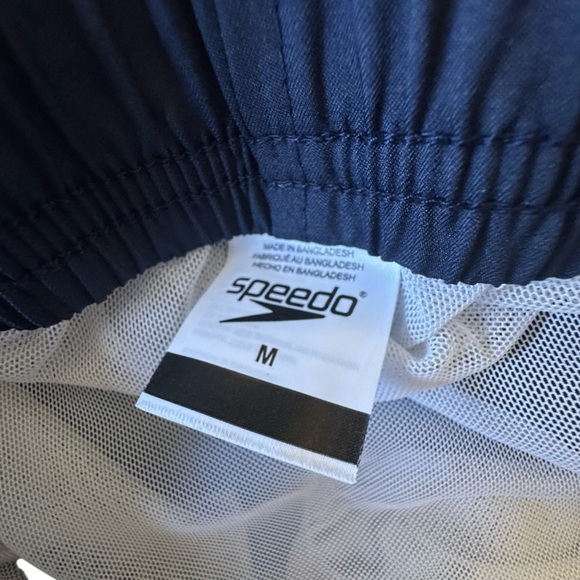 Speedo Mens Blue UPF50+ Comfort Stretch Swim Trunks Size Medium - Picture 11 of 12